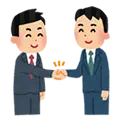 和解成立のイラスト